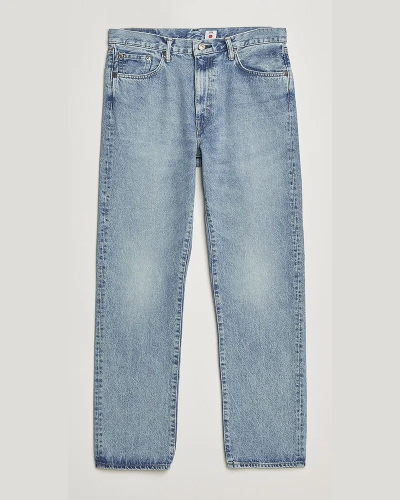 Edwin Jeans Regular Straight Jeans Used Light Blue Blau