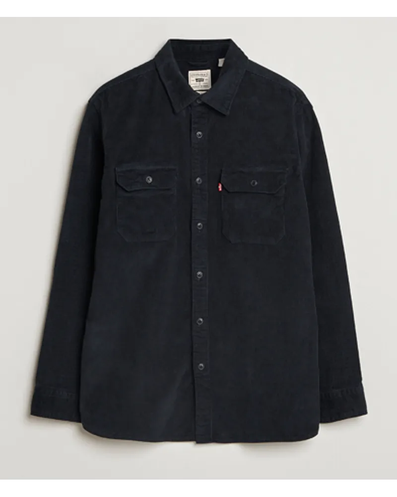 Levi's Jackson Corduroy Worker Shirt Jet Black Schwarz