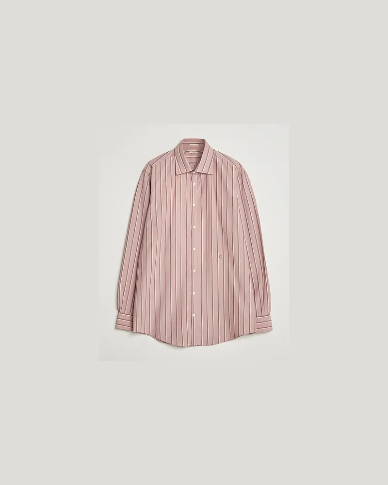 Massimo Alba Genova Striped Shirt Old Rose Rosa