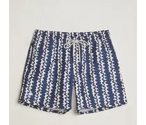 Printed Swimshorts Blue Scribble