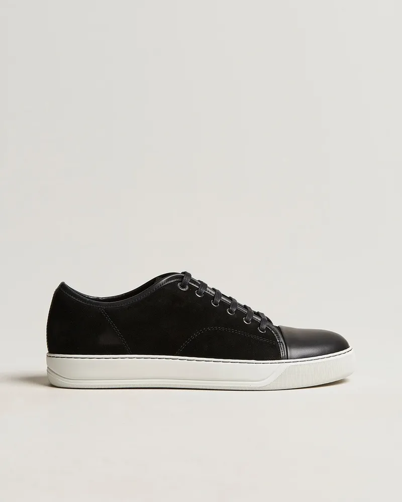 Lanvin DBB1 Nappa Cap Toe Sneaker Black Schwarz