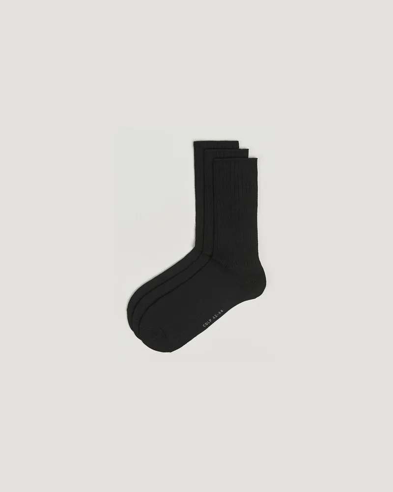 CDLP 3-Pack Tennis Socks Black Schwarz