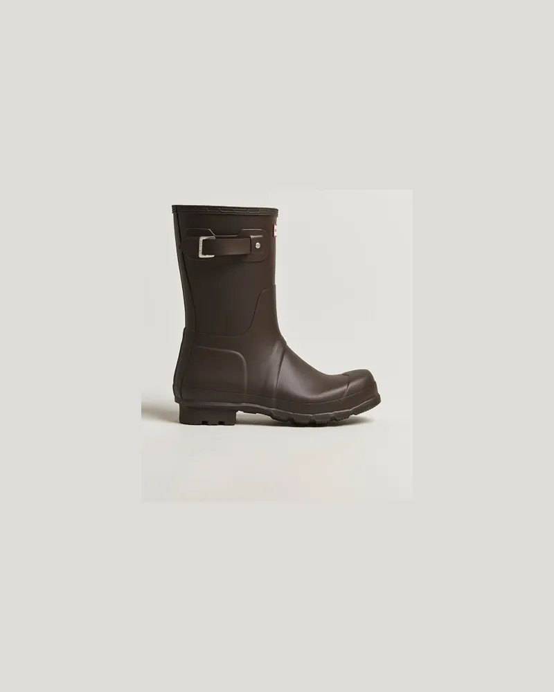 Hunter Original Short Boot Dark Brown Braun