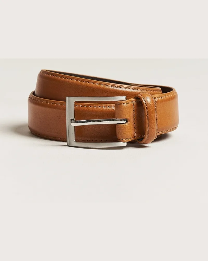 Loake 1880 Philip Leather Belt Tan Braun
