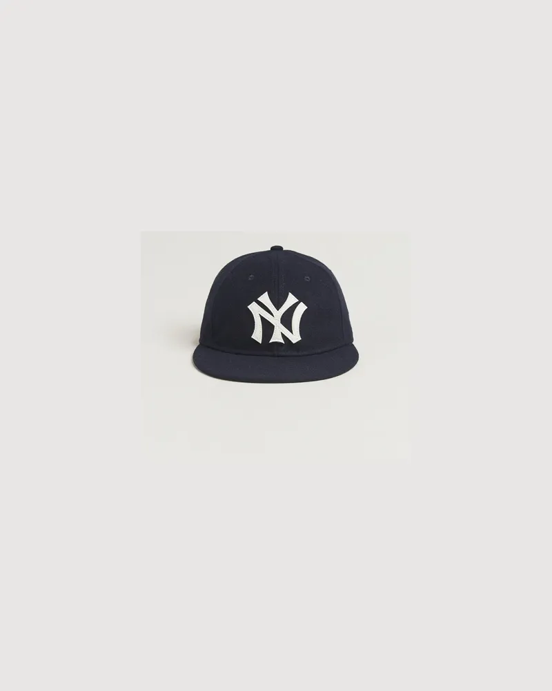 New Era Retro Crown 9Fifty Melton Wool Cap New York Yankees Blau