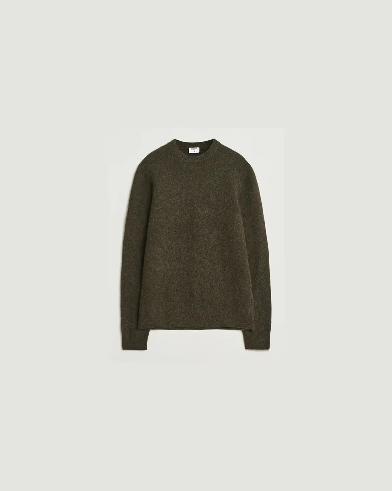 Filippa K Yak Knitted Sweater Dark Khaki Green Grün