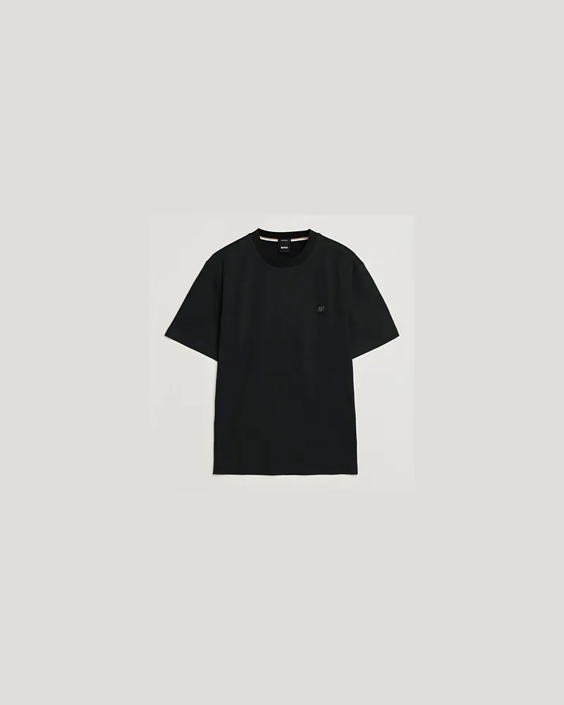 HUGO BOSS Taut Regular Fit T-Shirt Black Schwarz