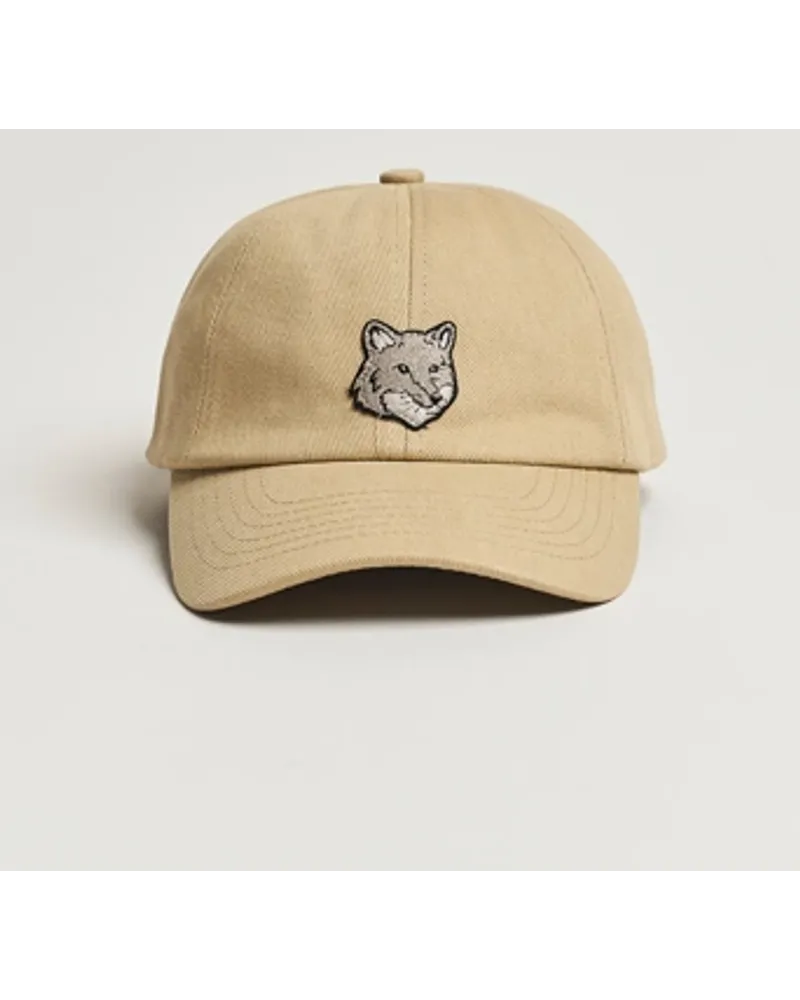 Kitsuné Tonal Fox Cap Canvas Beige