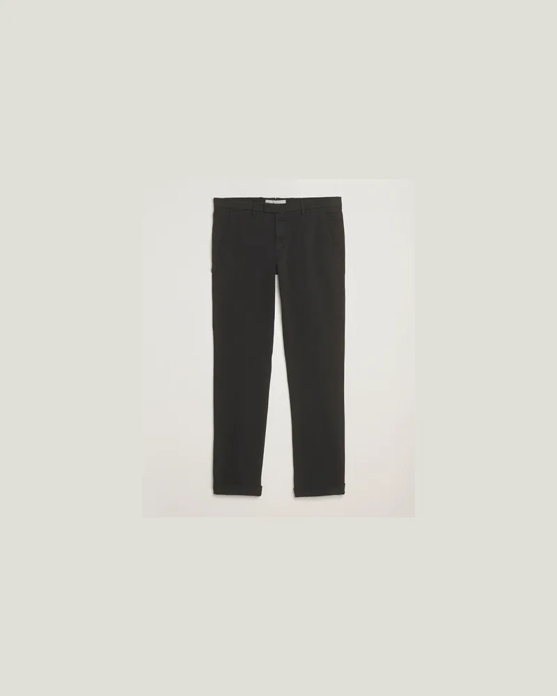 Briglia 1949 Slim Fit Cotton Stretch Chino Black Schwarz