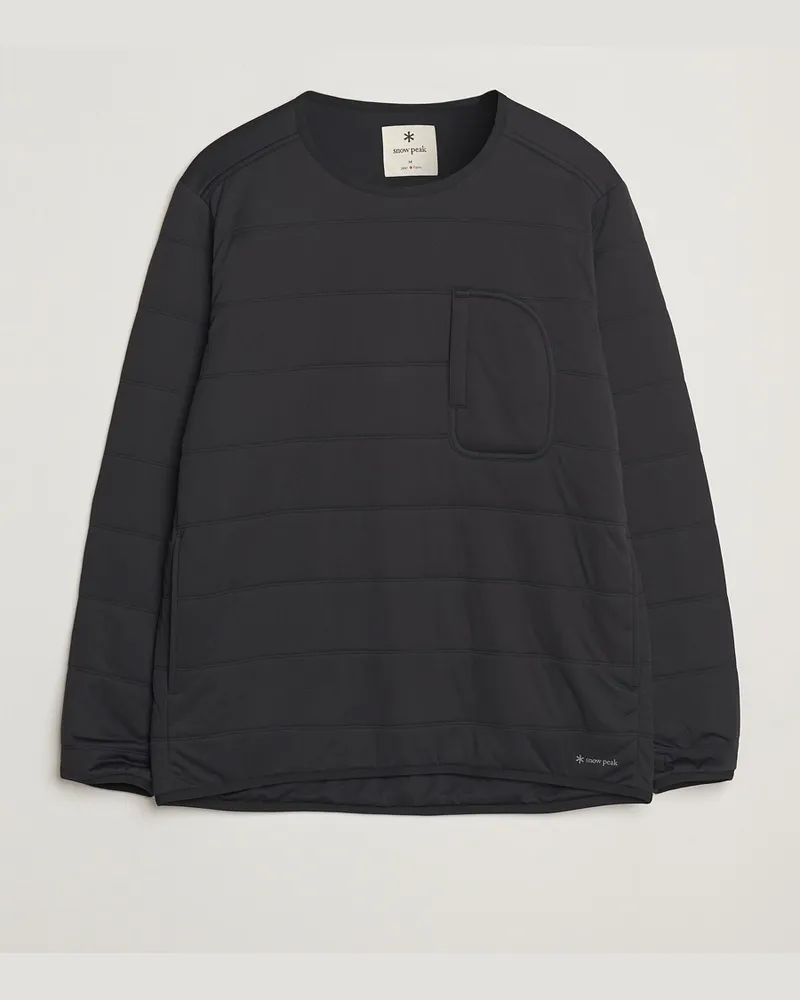 Snow Peak Flexible Insulated Pullover Black Schwarz