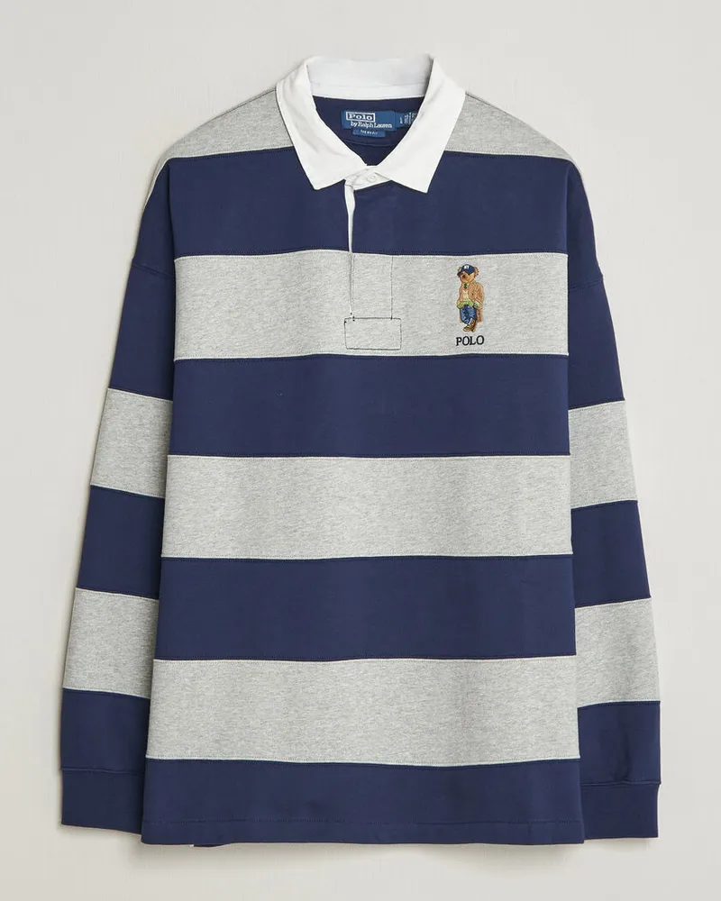 Ralph Lauren Rugby Pullover Navy/Andover Heather Mehrfarbig