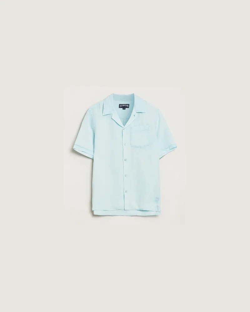 Vilebrequin Charli Resort Short Sleeve Shirt Pacific Blau