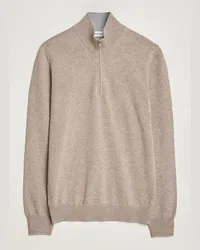 Gran Sasso Woll/Cashmere Half Zip Beige