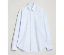 Soft Oxford Button Down Shirt Light Blue Stripe