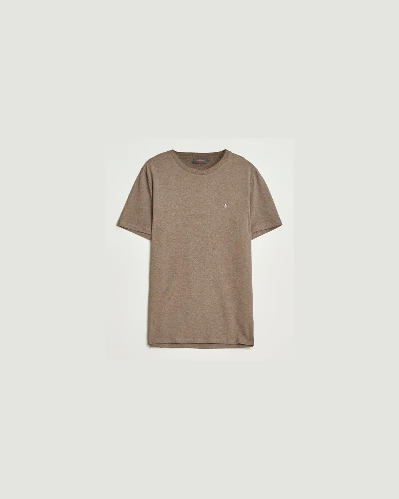 Morris James Crew Neck T-Shirt Brown Braun
