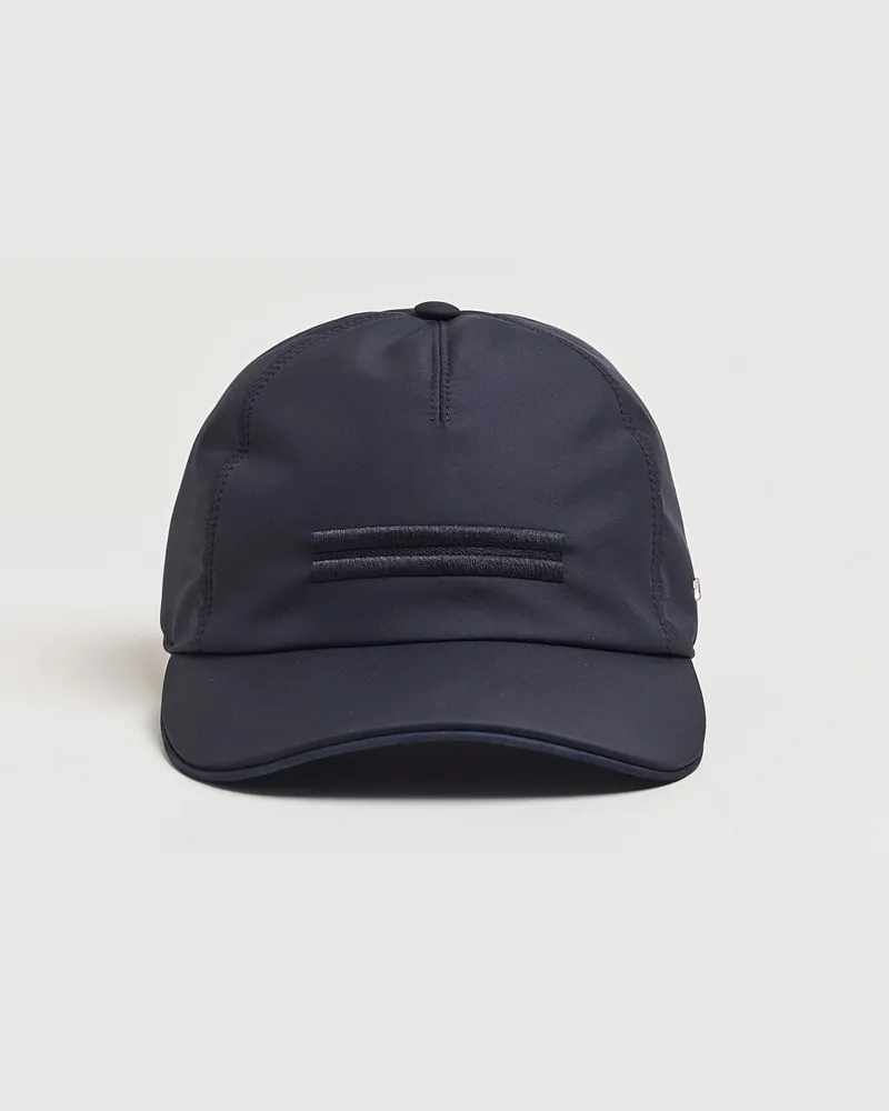 Ermenegildo Zegna Padded Baseball Cap Navy Blau
