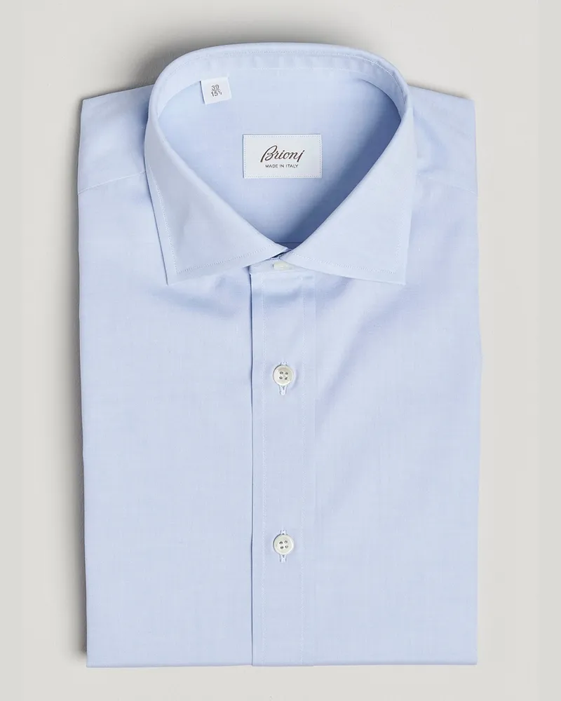 Brioni Classic Dress Shirt Light Blue Blau