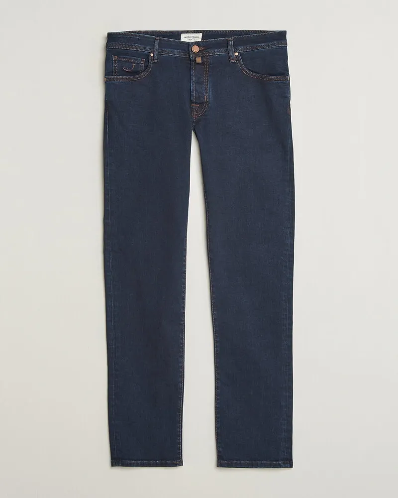 Jacob Cohën Nick Slim Fit Rinse Wash Stretch Jeans Dark Blue Blau