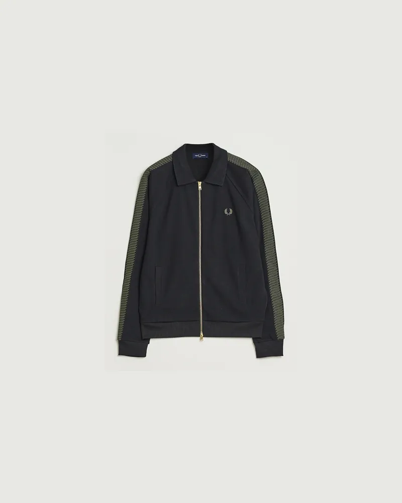 Fred Perry Tennis Track Jacket Black Schwarz