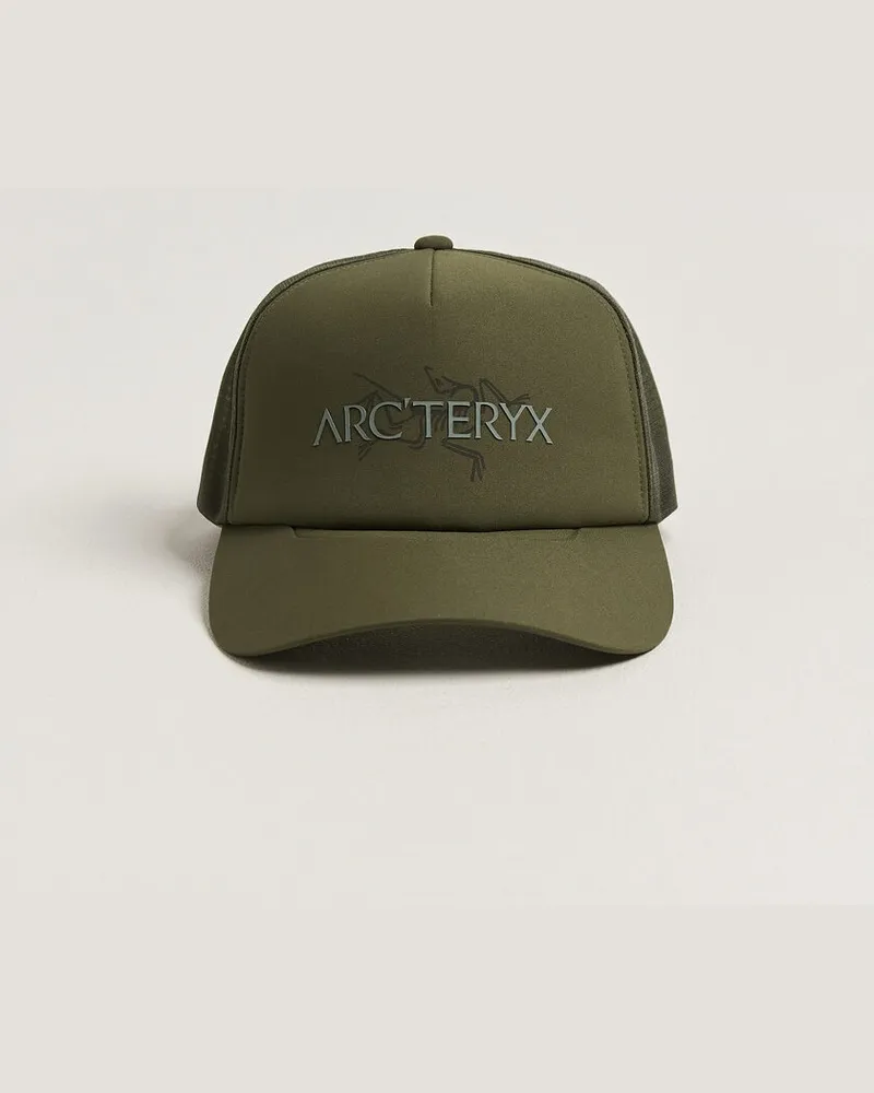 Arc'teryx Bird Word Trucker Cap Tatsu/Forage Grün