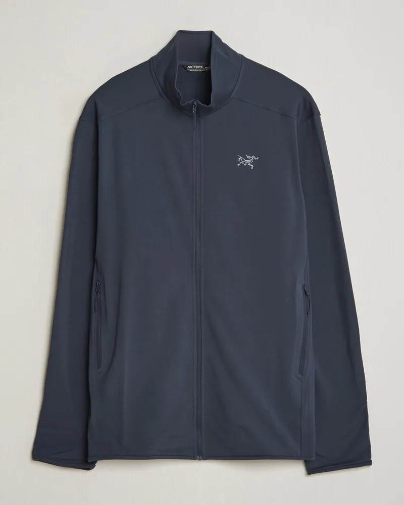 Arc'teryx Kyanite Lightweight Full Zip Black Sapphire Blau