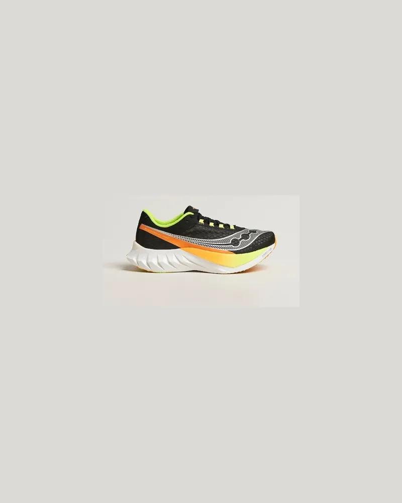 Saucony Endorphin Pro 4 Running Sneaker Black/VO2 Schwarz