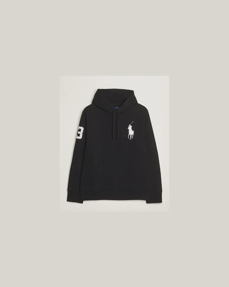 Ralph Lauren Big Pony Hoodie Polo Black Schwarz