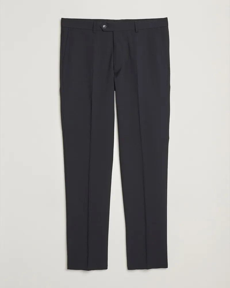 Oscar Jacobson Denz Wool Blend Trousers Black Schwarz