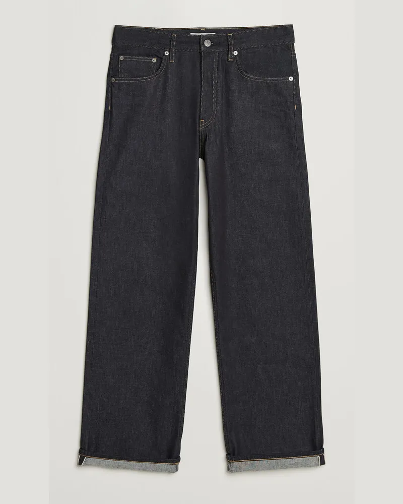 Sunflower Loose Selvedge Jeans Raw Indigo Blau