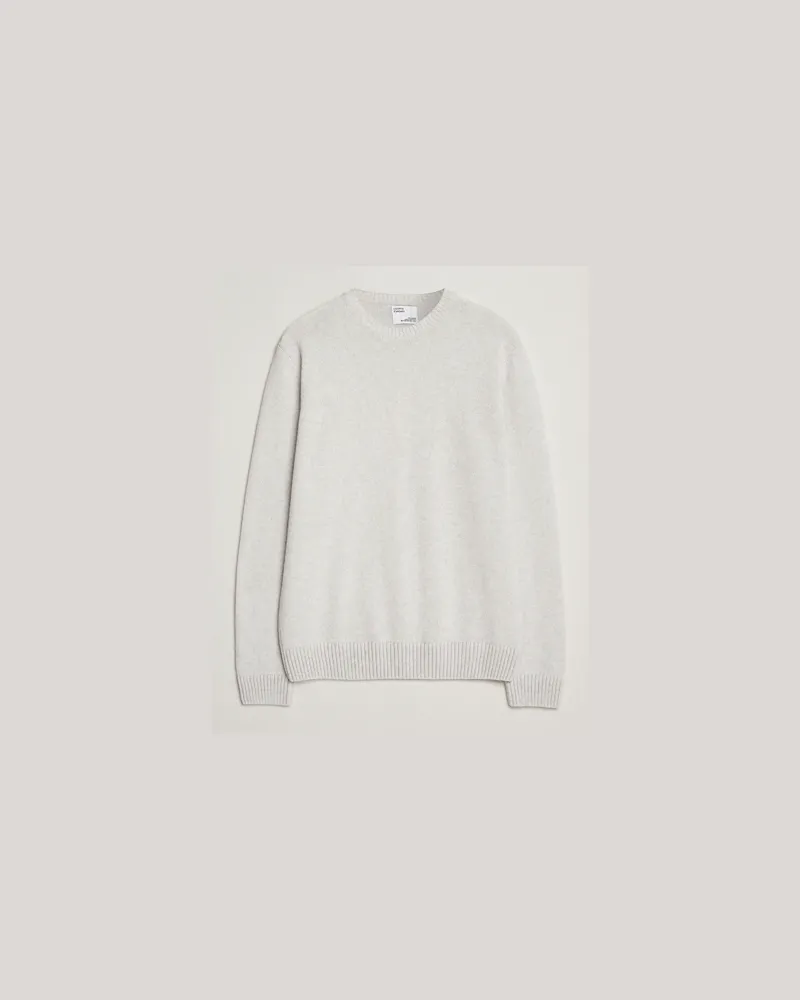 COLORFUL STANDARD Classic Merino Wool Crew Neck Snow Melange Grau