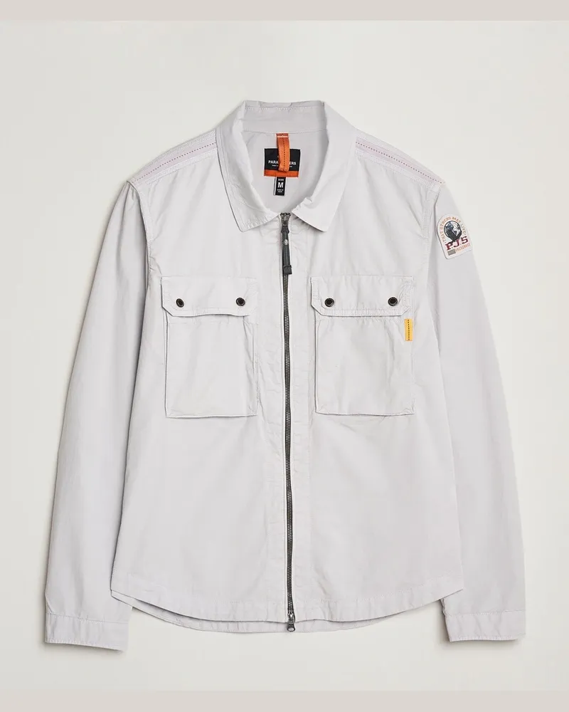 Parajumpers Tel Claimer Overshirt Ghiaccio Grau
