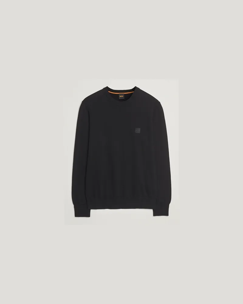 HUGO BOSS Kanovano Knitted Sweater Black Schwarz
