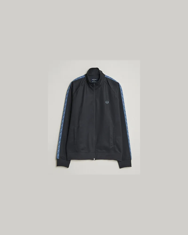 Fred Perry Taped Track Jacket Navy Blau