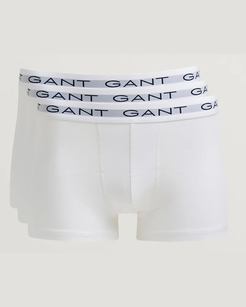 Gant 3-Pack Trunks White Weiß