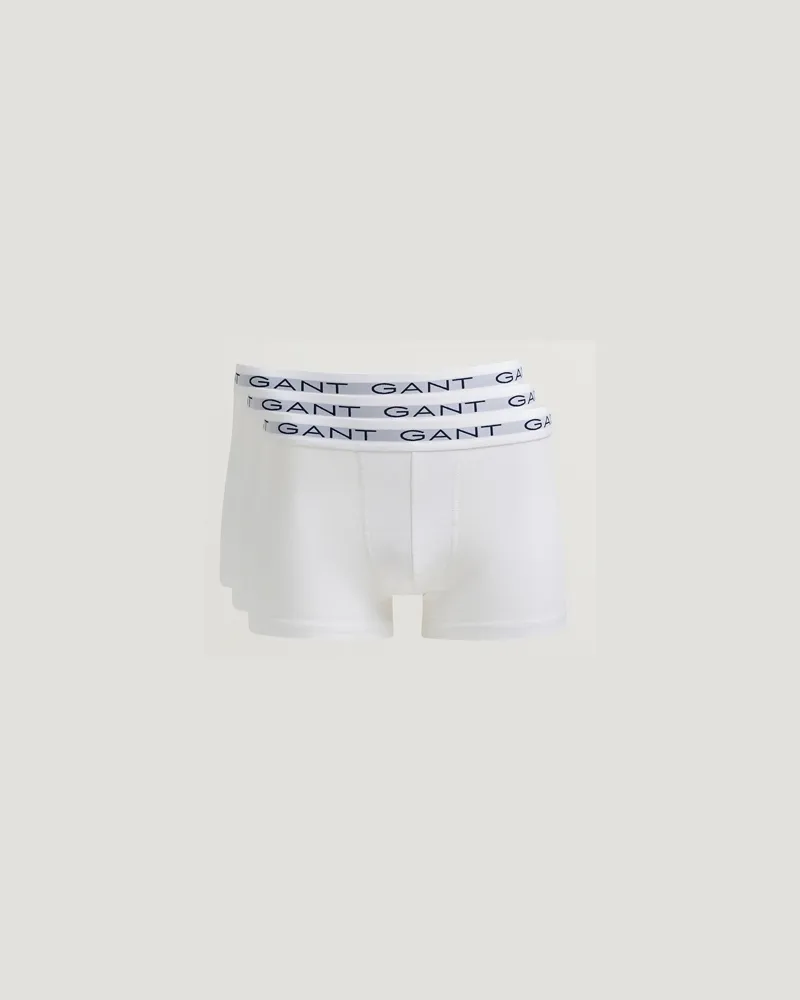 Gant 3-Pack Trunks White Weiß