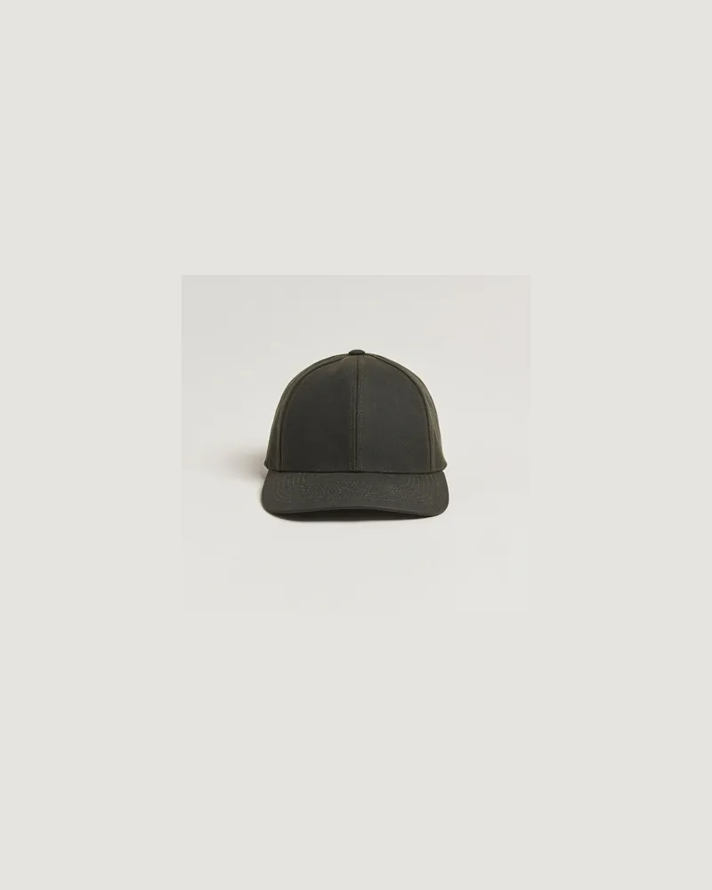 Varsity Headware Oilskin Baseball Cap Ivy Green Grün