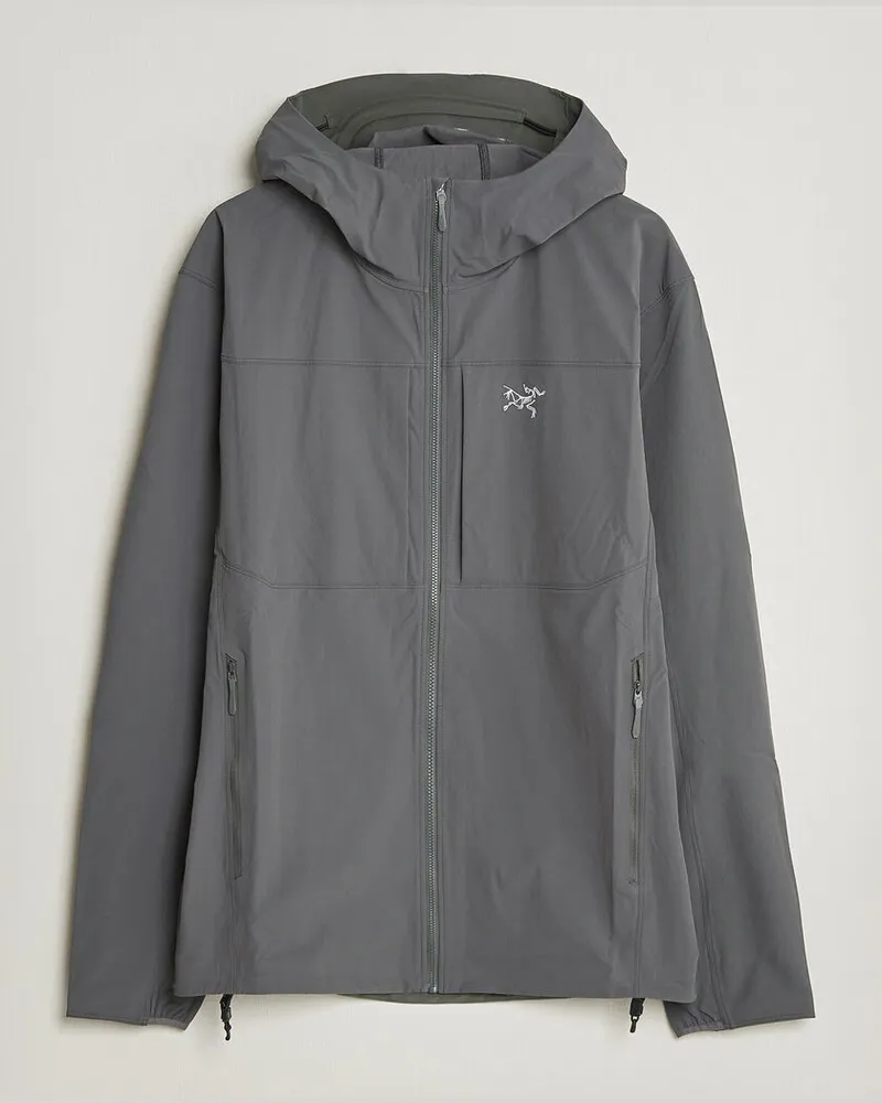 Arc'teryx Gamma Lightweight Softshell Hooded Jacket Cloud Grau