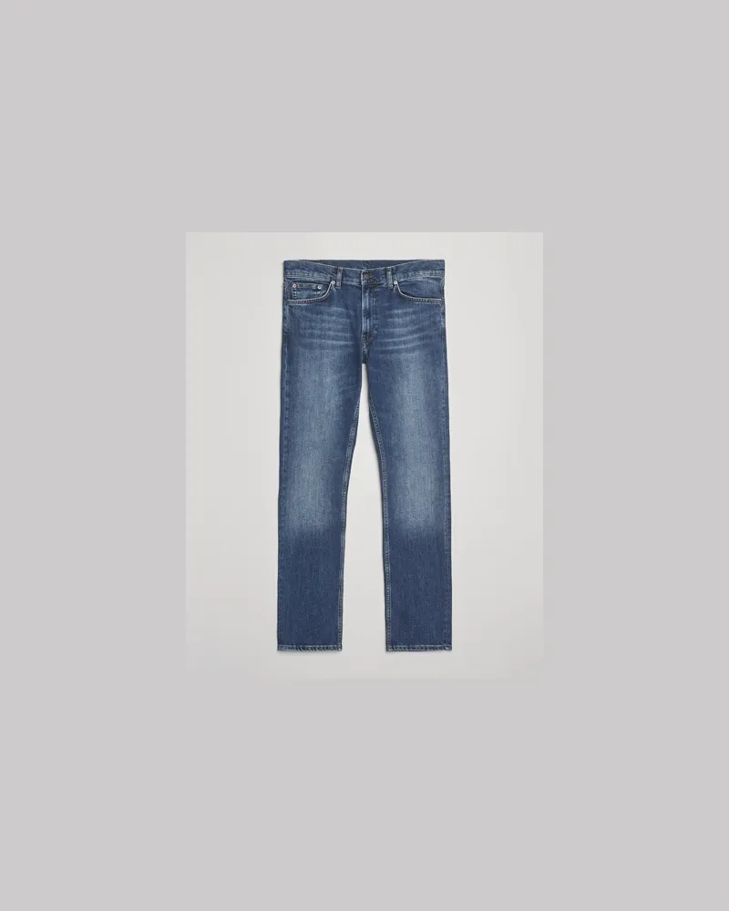 Gant Regular Fit Jeans Mid Blue Vintage Blau