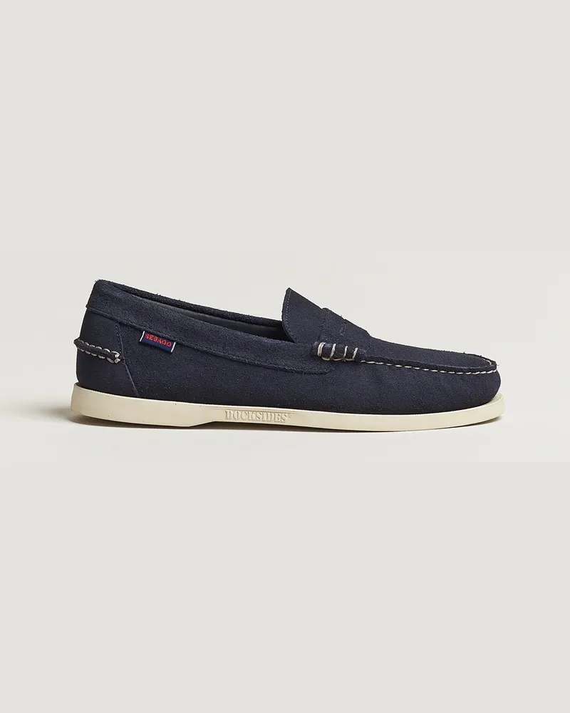 Sebago Dan Suede Loafer Blue Universe Blau