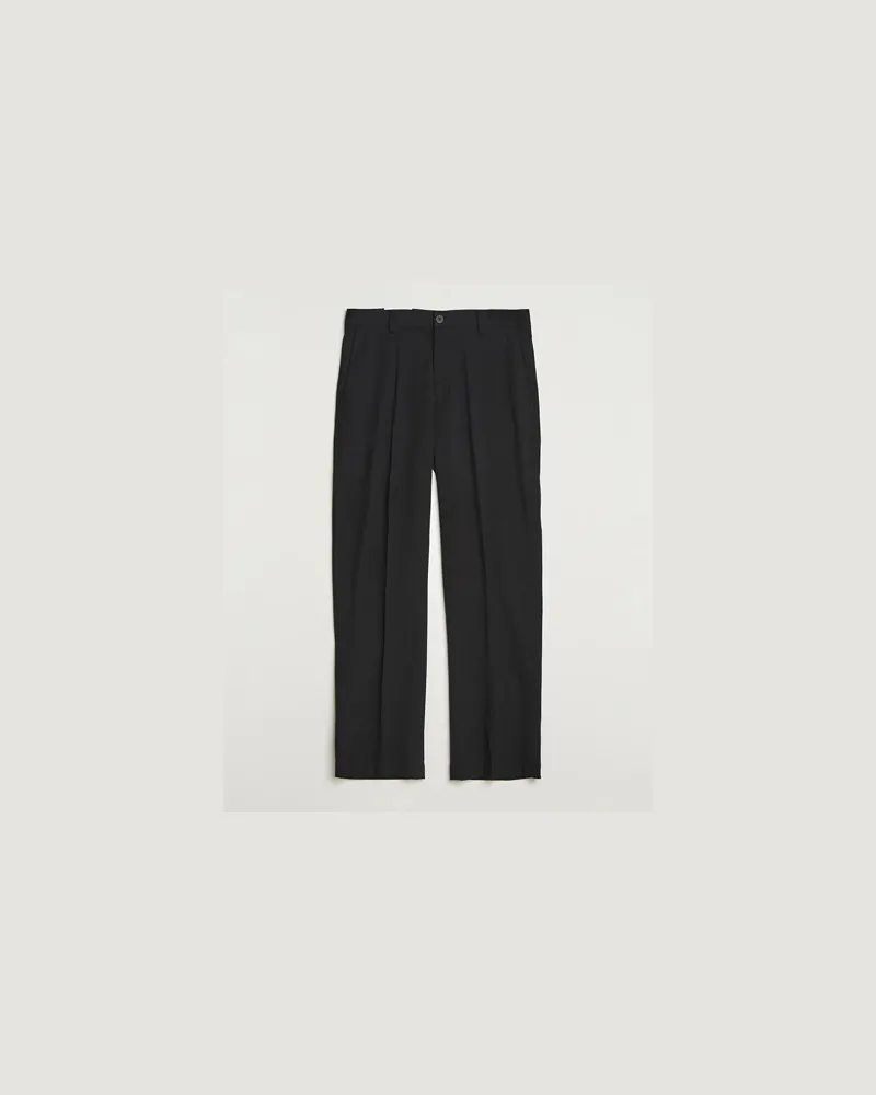 LES DEUX Randall Suiting Pants Black Schwarz