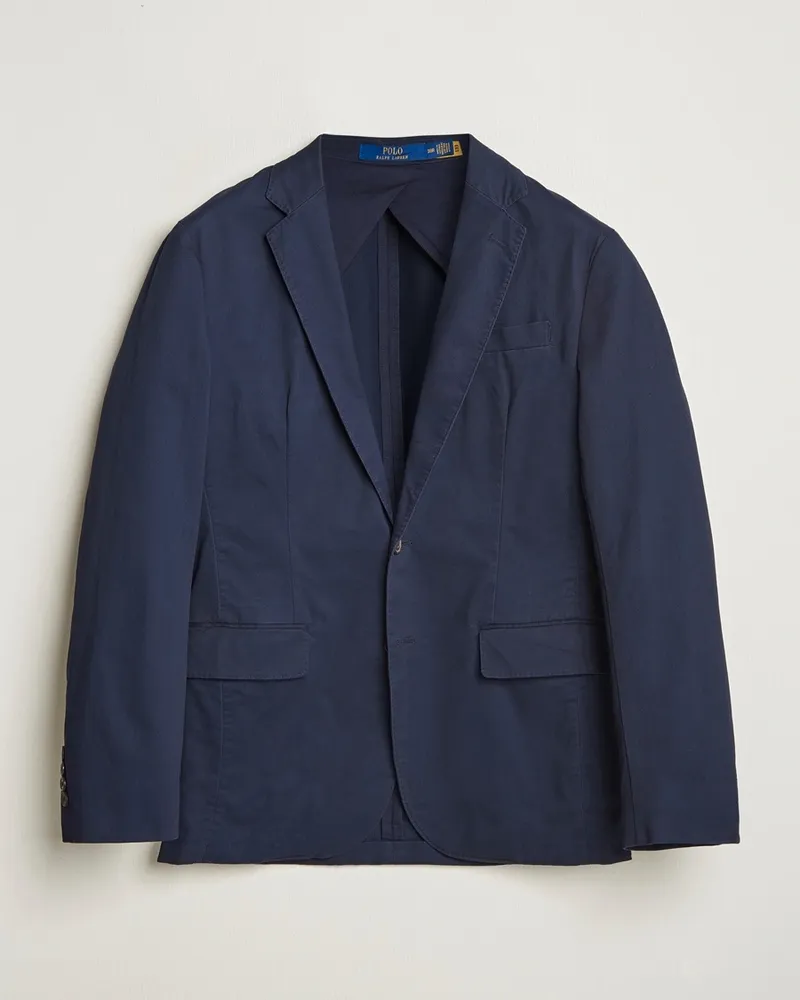 Ralph Lauren Cotton Sportcoat Nautical Ink Blau