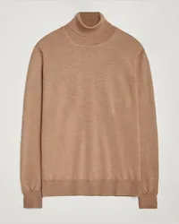 J.Lindeberg Kaden Merino Turtleneck Tiger Brown Braun