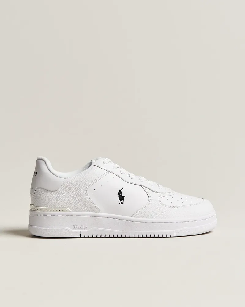 Ralph Lauren Masters Court Sneakers White/Black Weiß