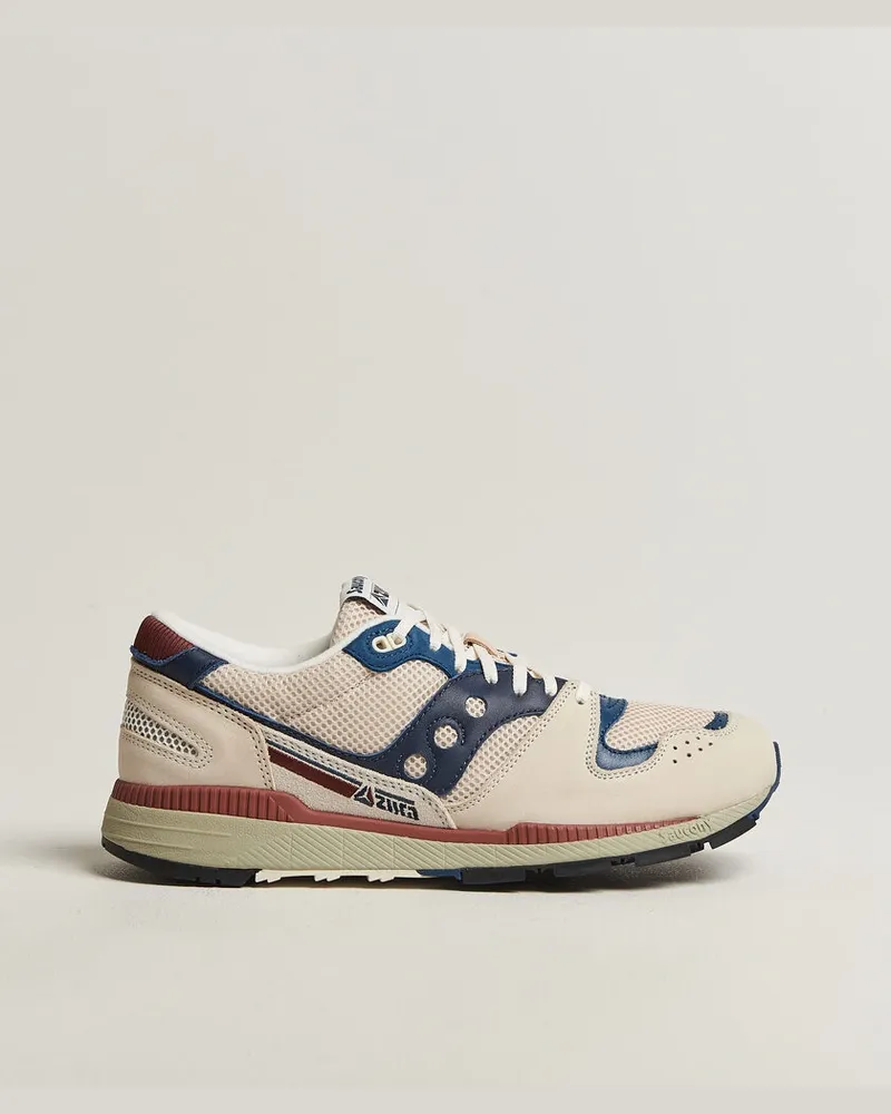 Saucony Azura Lux Running Sneaker Tofu/Dress Blue Weiß
