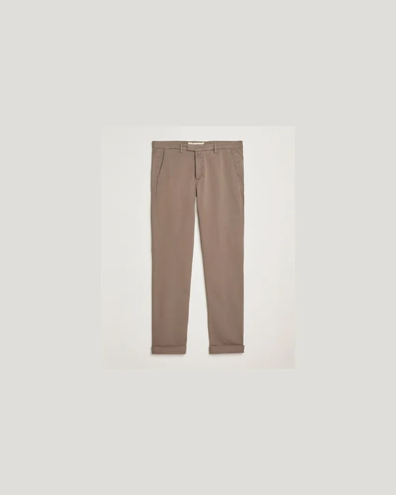 Briglia 1949 Slim Fit Cotton Stretch Chino Taupe Beige