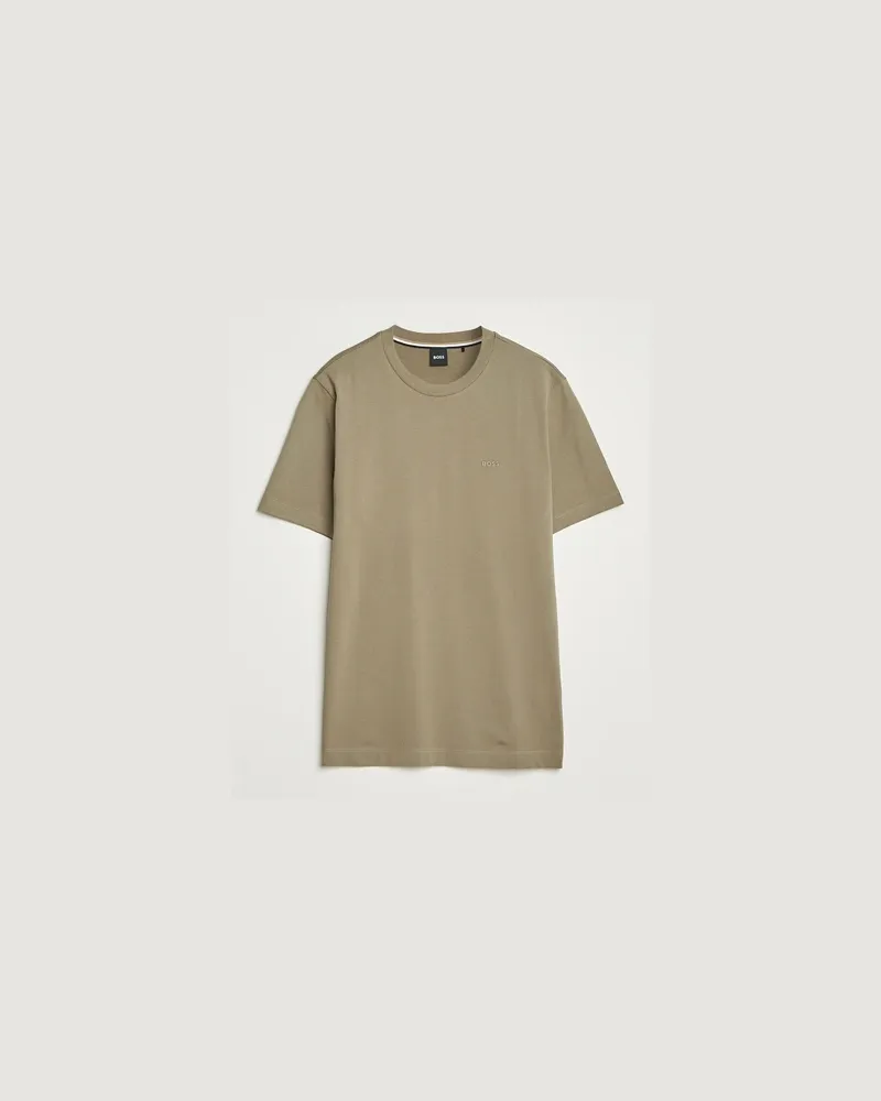 HUGO BOSS Thompson Crew Neck T-Shirt Open Green Grün