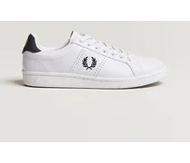 B721 Leder Sneakers White/Navy