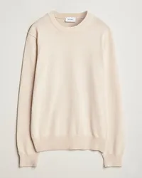 LES DEUX Gary Baumwoll Knit 2.0 Ivory Beige