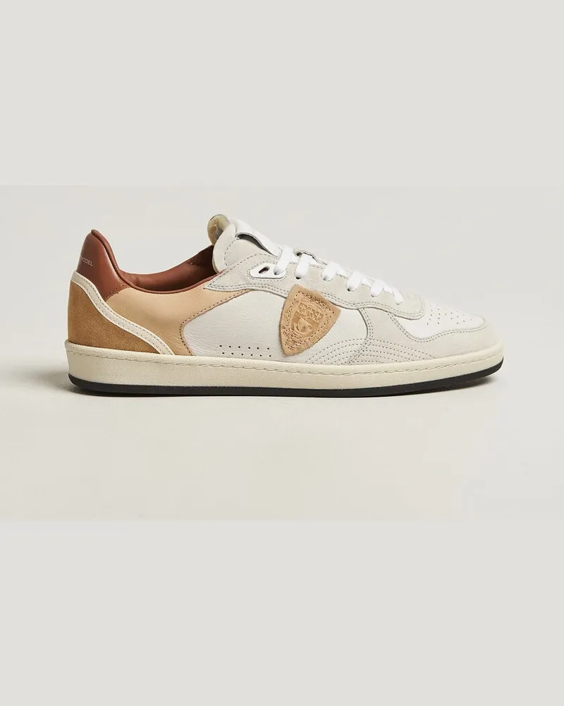 Philippe Model Pgal Low Leather Sneaker Light Brown Braun