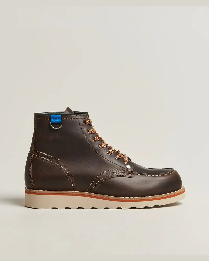 Paul Smith Rook Leather Boot Chocolate Braun